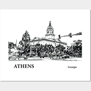 Athens Georgia Posters and Art